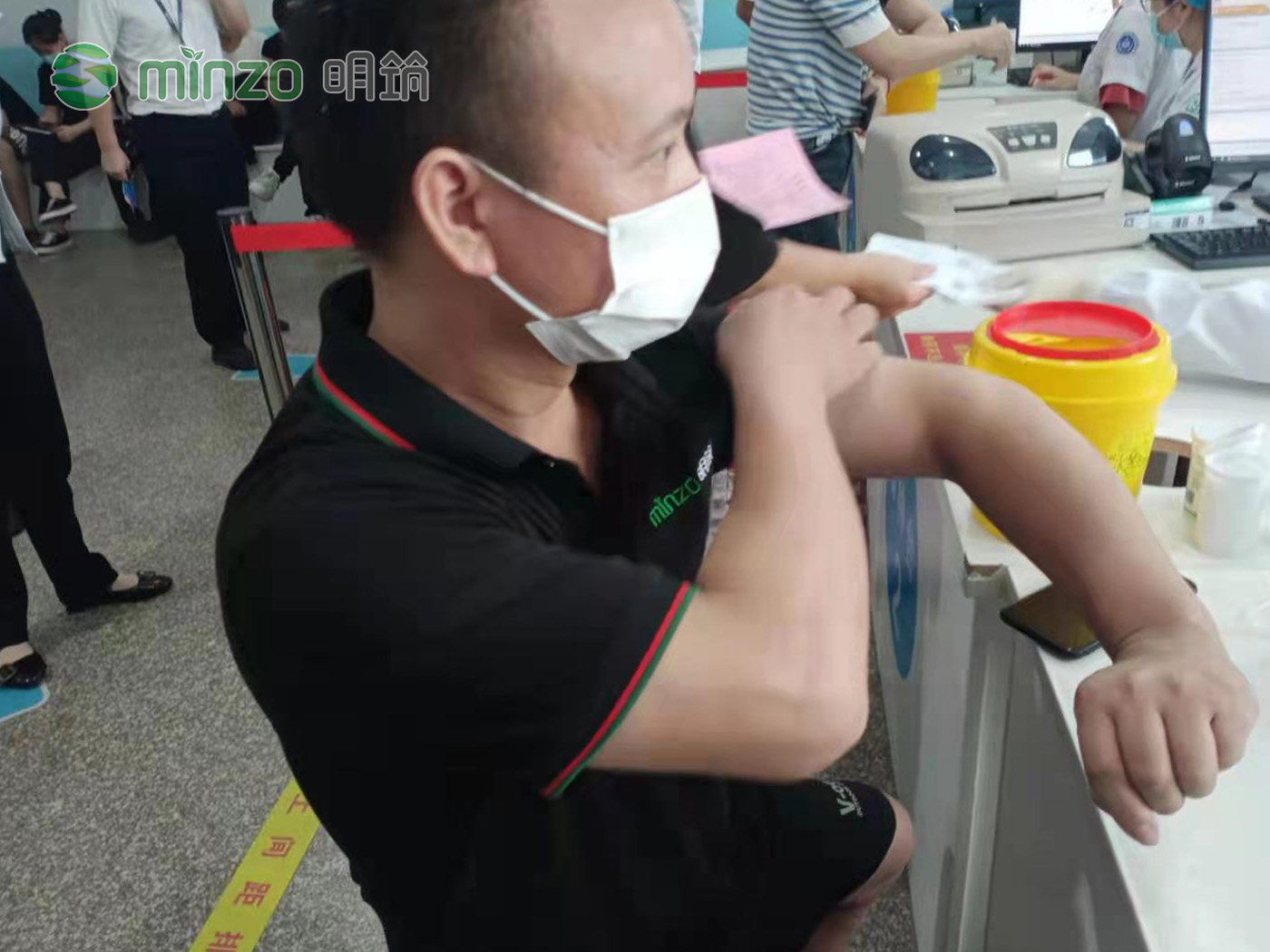 積極響應(yīng)政府號召，明筑組織全體職工接種疫苗